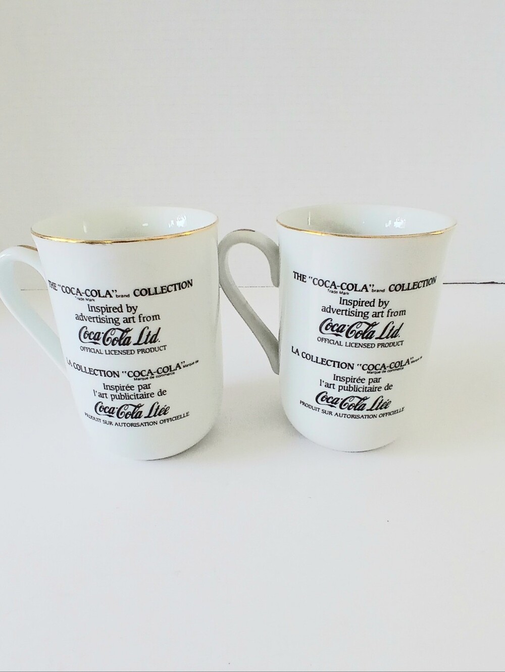 2 Vtg Coca-Cola Norman Rockwell Art Coffee Mug - Picture 2 of 4
